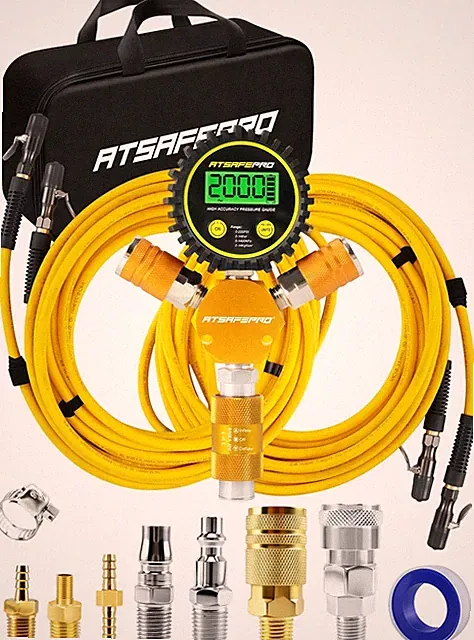 4 Tire Inflation Deflation System, Fits up to 200" Wheelbase